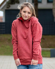 Stricksweat Skagen - 1338 burgundy