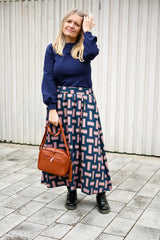 Viskosewebware Geoluxe Leo by ki-ba-doo - 255 dunkelblau