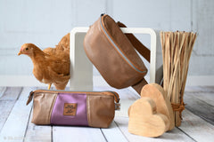 Kunstleder Mick - 174 hellbraun