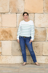 Panel Modal French Terry Lineas by Lillesol&Pelle