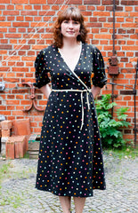 Baumwolljersey Flowerpop Dots by Hip Som Hap