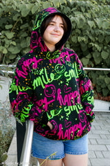 Sweatshirtstoff Happy Smile by Christiane Zielinski