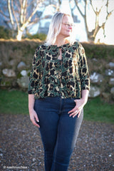 Viskosewebware Geoluxe Leo by ki-ba-doo - 563 dunkelgrün