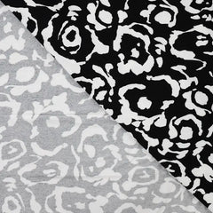 Viskosejersey Abstrakt Flowers