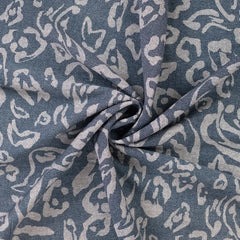 Viskose Mix Denim Abstrakt Leo