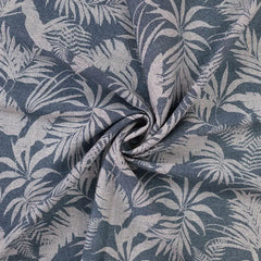 Viskose Mix Denim Palmleaves