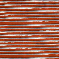 Baumwollstoff Enjoy Collection - weinrot/cognac