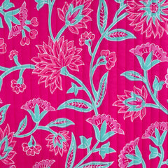 Doubleface Stepper Enjoy Flower Tendrils - fuchsia