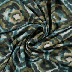 Strickjersey Shibori Look