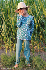 Modal French Terry Velvet Bloom by Mrs. Mint Design