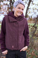 Merino Fleece - 1938 aubergine