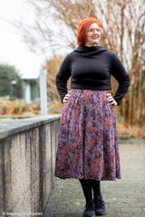 Viskose Webware Indian Summer by Bienvenido Colorido - 938 aubergine