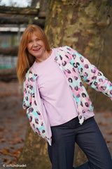 Double Slub Musselin Leo Print by Hip Som Hap