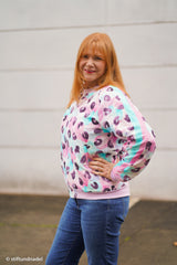 Double Slub Musselin Leo Print by Hip Som Hap