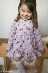 Baumwolljersey Life in the Forest by Christiane Zielinski - Schmetterlinge - 642 flieder