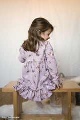 Baumwolljersey Life in the Forest by Christiane Zielinski - Schmetterlinge - 642 flieder