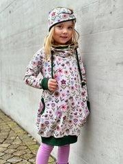 French Terry Embroidery Flowers by Christiane Zielinski - 010 natur