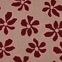 Sweatshirtstoff Glitter Flowers