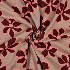 Sweatshirtstoff Glitter Flowers