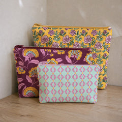 Canvas Taschenpanel Digital Wendetasche + Kosmetiktaschen by Poppy - Flowerdream