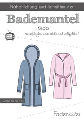 Schnittmuster Fadenkäfer Bademantel Kinder