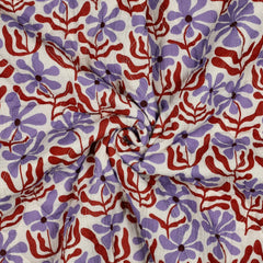 Doubleface Musselin Stepper Flowers