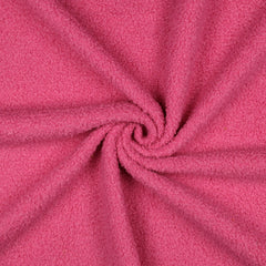 Reststück: 0,85m - Doubleface Teddy Fleece Mira pink