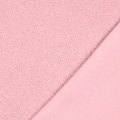 Reststück: 1,00m - Doubleface Teddy Fleece Mira rosa