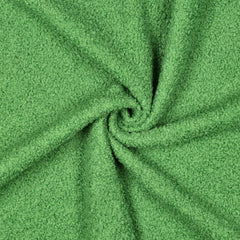 Reststück: 1,00m - Doubleface Teddy Fleece Mira grasgrün