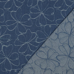 Denim Jeans Jacquard Blumen by Poppy