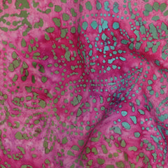 Handgefertigte Batik Viskose - pink