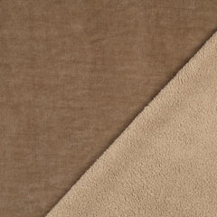 Doubleface Velours Sherpa - beige