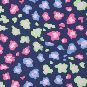 Baumwolljersey Digital Glitter Animal Skin