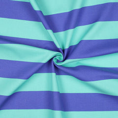 Canvas Stripes blau/mint