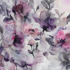 Lenzing EcoVero™ Viskose Flower Aquarell