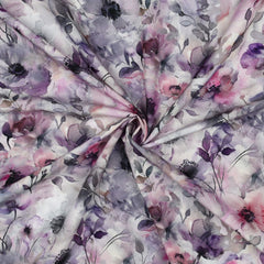 Lenzing EcoVero™ Viskose Flower Aquarell