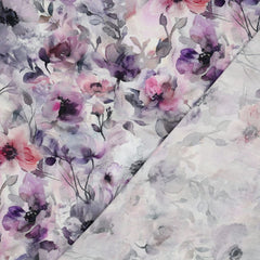 Lenzing EcoVero™ Viskose Flower Aquarell