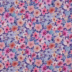 Baumwoll Popeline Digital Flowers by Poppy