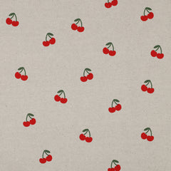 Canvas Leinen Optik Natural Cherries