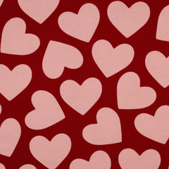 Soft Sweatshirtstoff Lovely Hearts