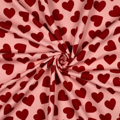 Soft Sweatshirtstoff Lovely Hearts