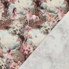 Sweatshirtstoff Digital Fairy Tales