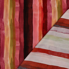 Viskose Webware Digital Stripes