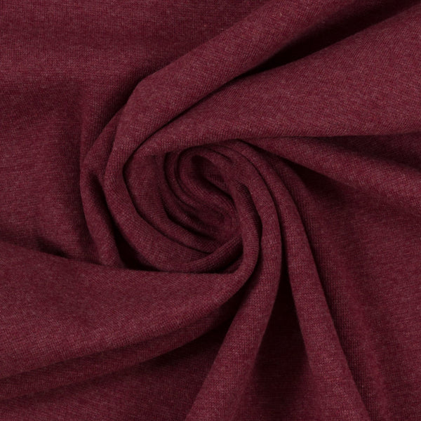 
                    Bündchenstoff Heike melange - 1937 bordeaux
                  