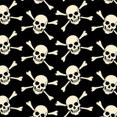 Baumwollstoff Kim Totenkopf