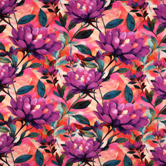 Viskosejersey Digital Gitte Flower