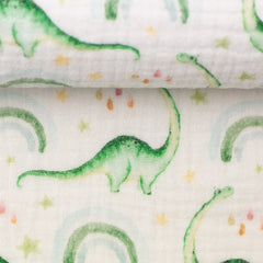 Double Gauze Musselin Thea Animals