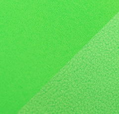 Reststück: 0,80m Softshell uni neon grün