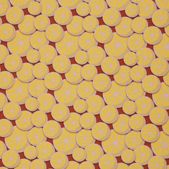 Reststück: 1,10m - Canvas Cherry Picking Zitronen