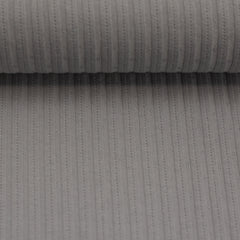 Reststück: 1,30m - Loch Strickjersey grau